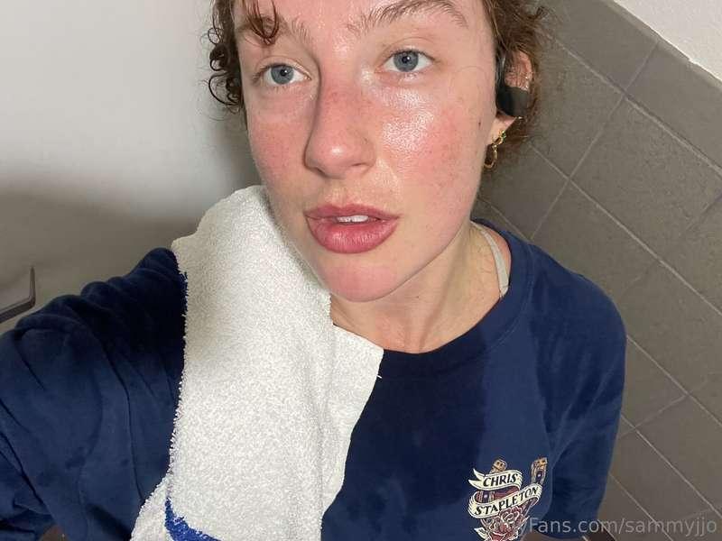 Sweaty and hot 😝