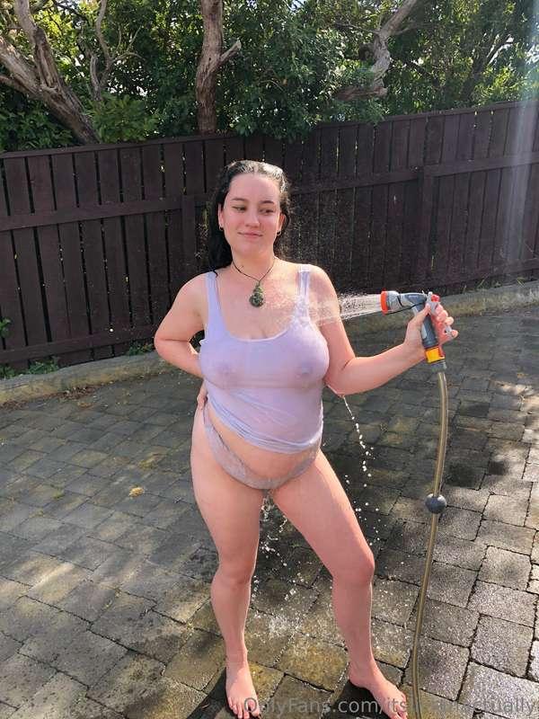 Hosing off my sins… 🥸