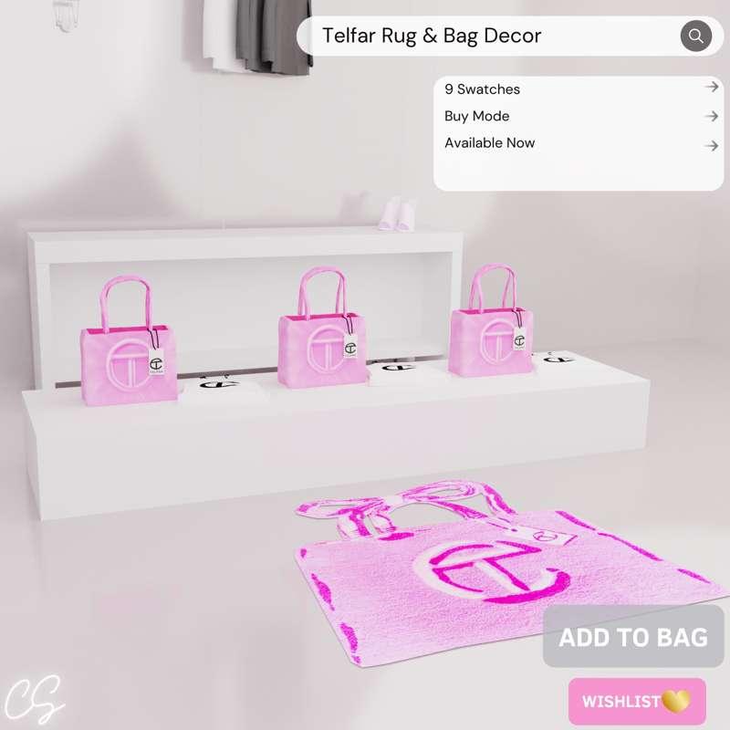 Telfar Rug & Bag Decor