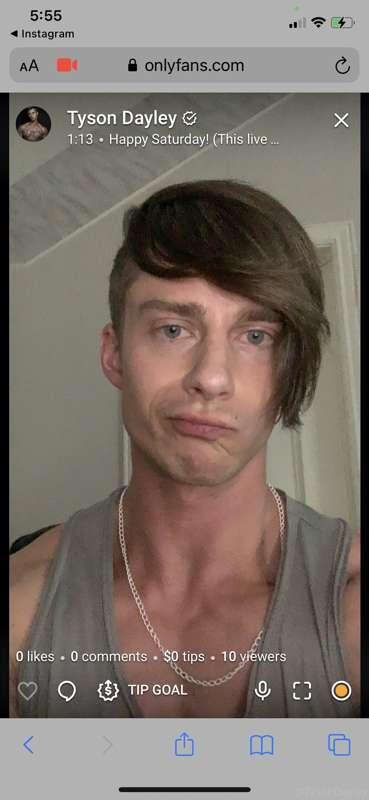 My face when live doesn’t show me your comments, likes or ti..