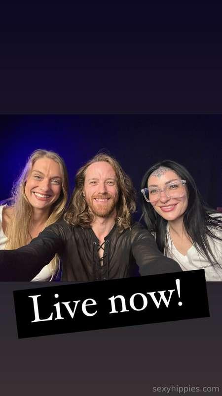 Live now with @michellemasque and @sexyhippiejason! Check us..