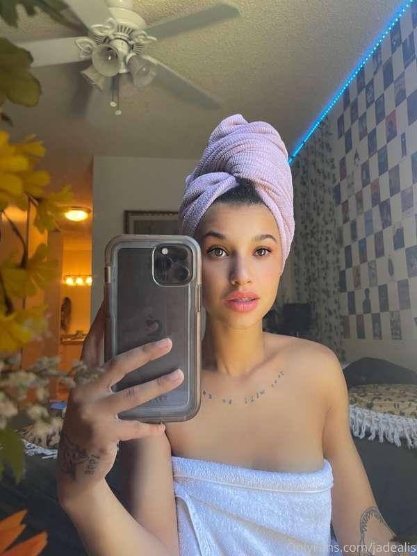 Right out the shower 💦