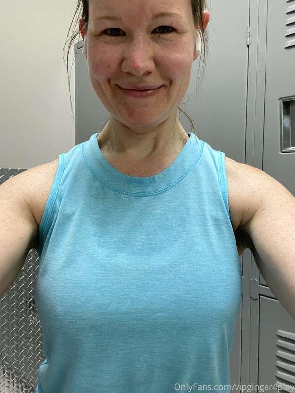 My nipples were looking for a little attention while working..