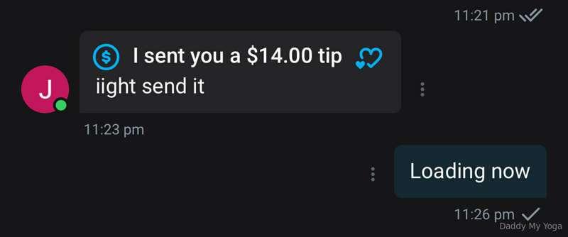 Like I said I’m the message 100% of my earnings going to my ..