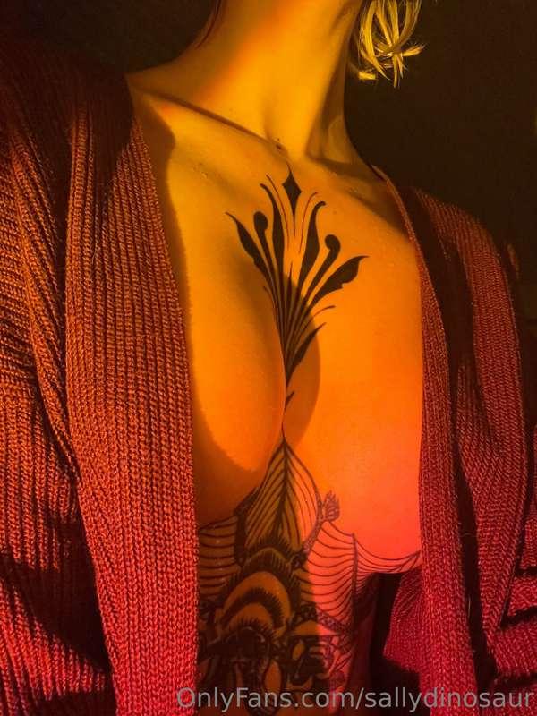 filled in my chest tattoo 🖤