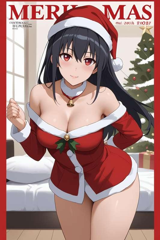 Utaha Kasumigaoka Christmas - Saekano NSFW Photobook