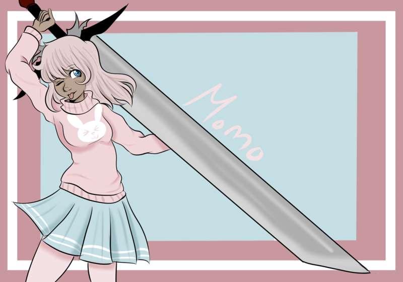 Momo's big Sword