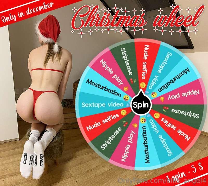 LIMITED OFFER 😍 All December you have chance to spin on this..