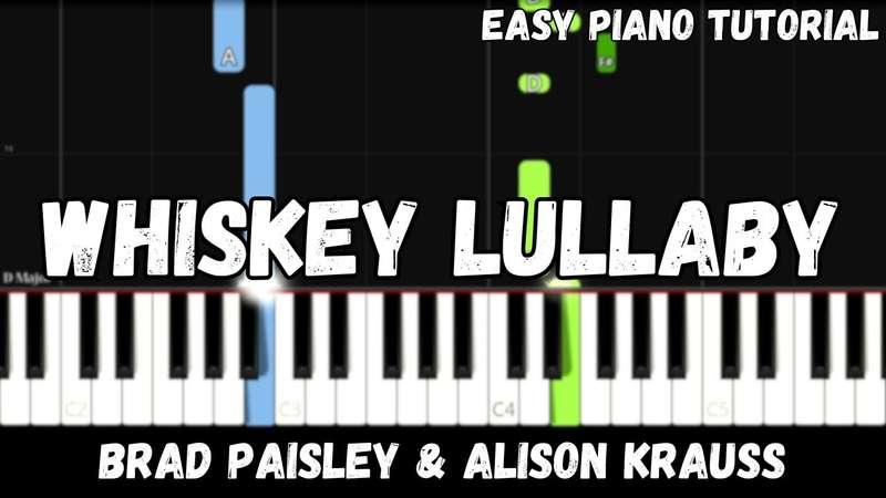 Easy MIDI - Brad Paisley ft. Alison Krauss - Whiskey Lullaby (Atlantic Notes Arrangement + Tempo + Colors + Key)