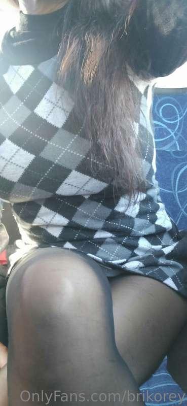 At the bus😎💗🚌