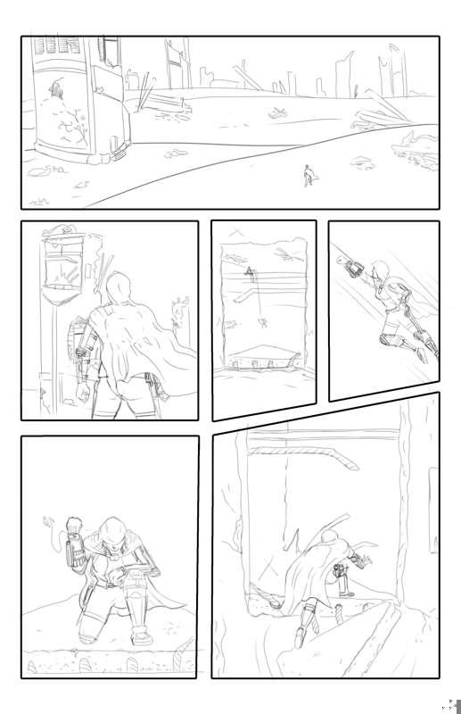 Página Cómic Interactivo (Boceto)