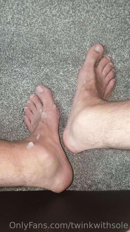 Wanna lick them clean? 😏👣💦