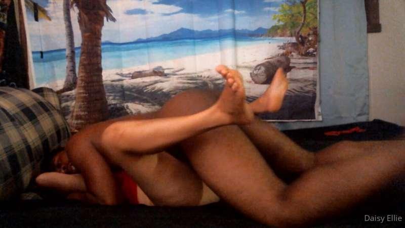 Legs up - ready to let that Superior BBC-Bull Semen Spurt de..