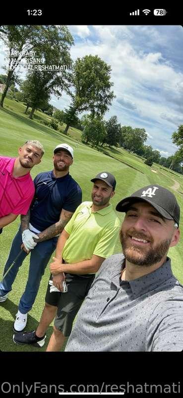 More and more golf with the boys