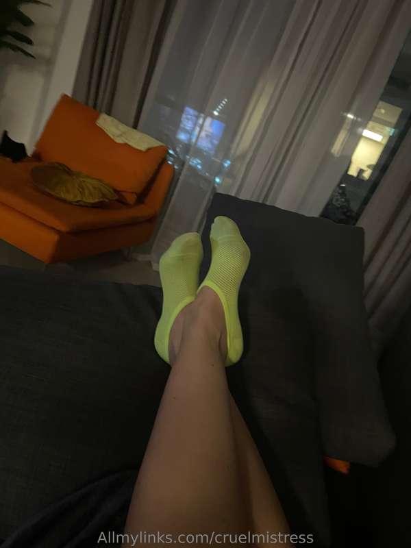 Lets play tug of war with My socks, who ever wins to get a s..