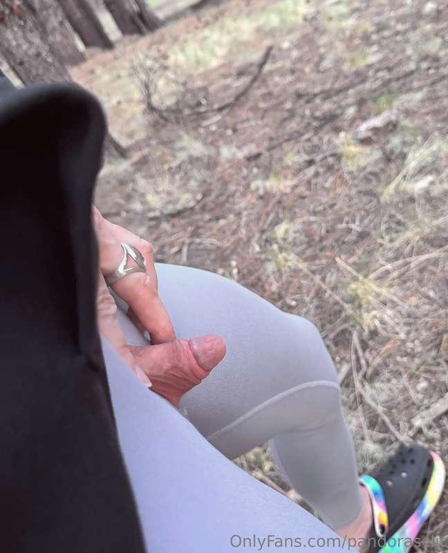 …I walked thru the forest, aching hard clit. Would he meet m..