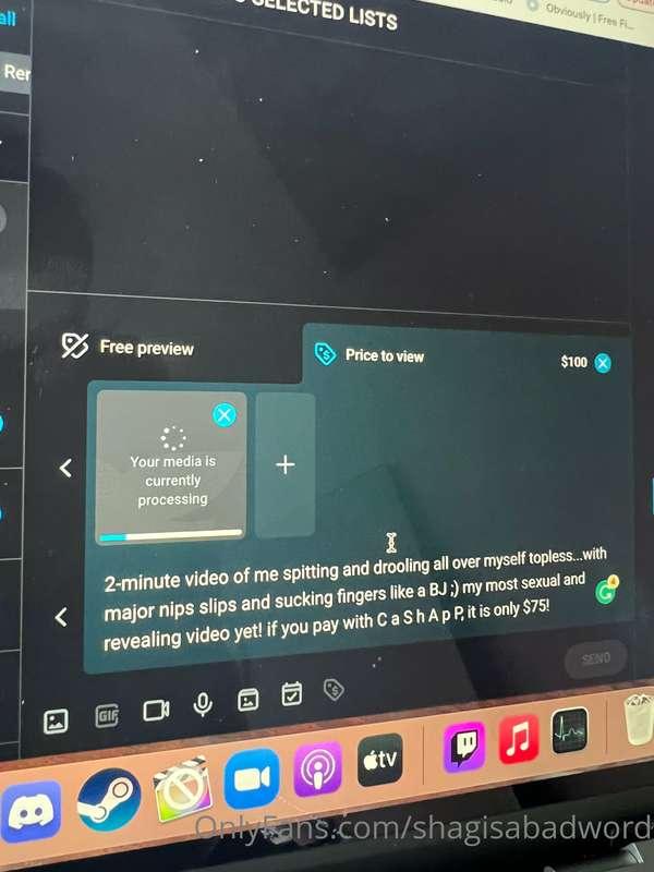 New locked message coming your way ;) some spitting and droo..