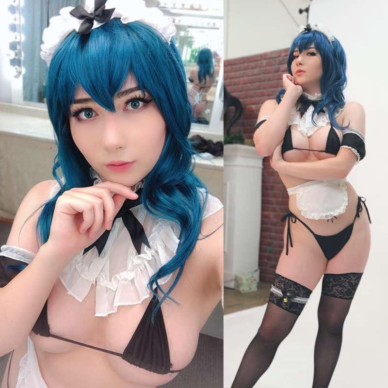 Maid Byleth BTS!! 💙💕