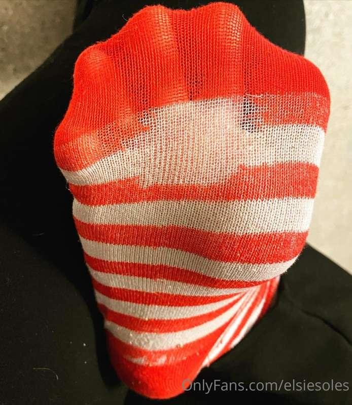 Sometimes you don’t realize how sweaty socks are until you h..