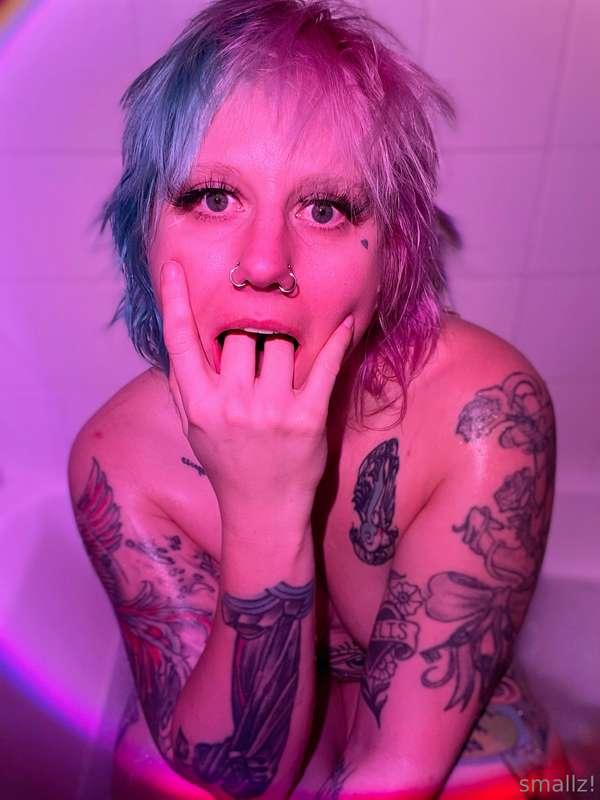 it’s a shame you’re not here to shove your fingers down my t..