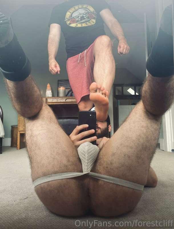 Treating Forest like a footrest 🦶🦶