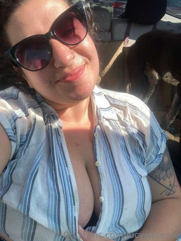 Headed out to go swimming!