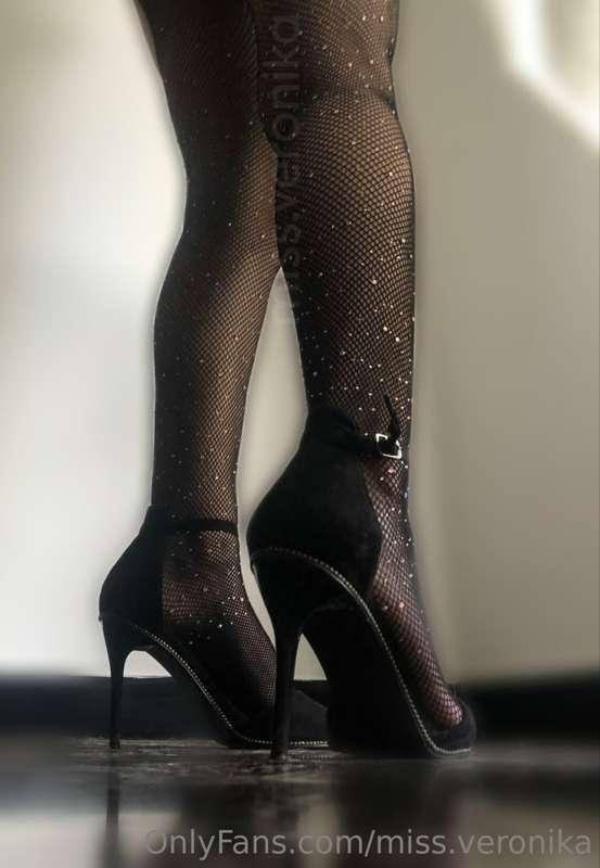 Here's your new job, licking my heels clean, I expect them s..
