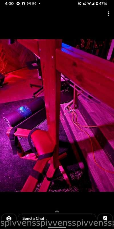 I got to get tied up last night 😋😋😋 it was a late night, her..