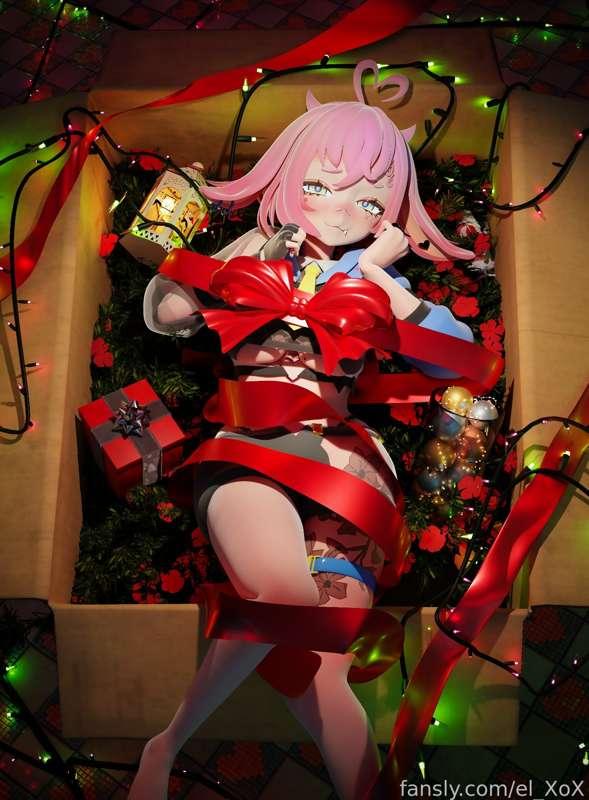 A wrapped El for Christmas... what will you do with this present? 🎄🎁♥

Merry Christmas Eve coomers!! I love y'all 😚💋 [9 NSFW 3D Renders]

#vtuber #lewdtuber #hentai #renders #blender