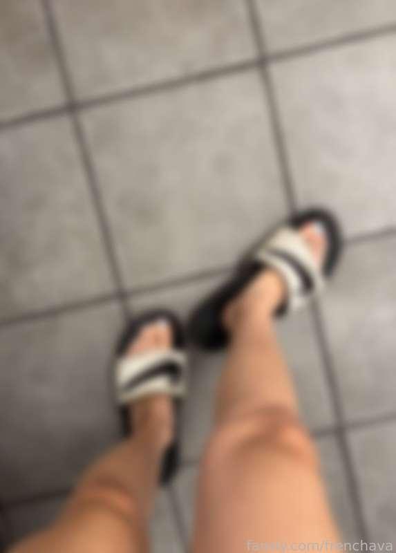 look how small my feet look in these slides lol 

#sizecomparison #smallfeet #cute #feet #feetfetish #footworship #goddess #bluetoes #soles #toes #pedicure #sexy #cutefeet #fyp #asmr #petite #footfetish #foot