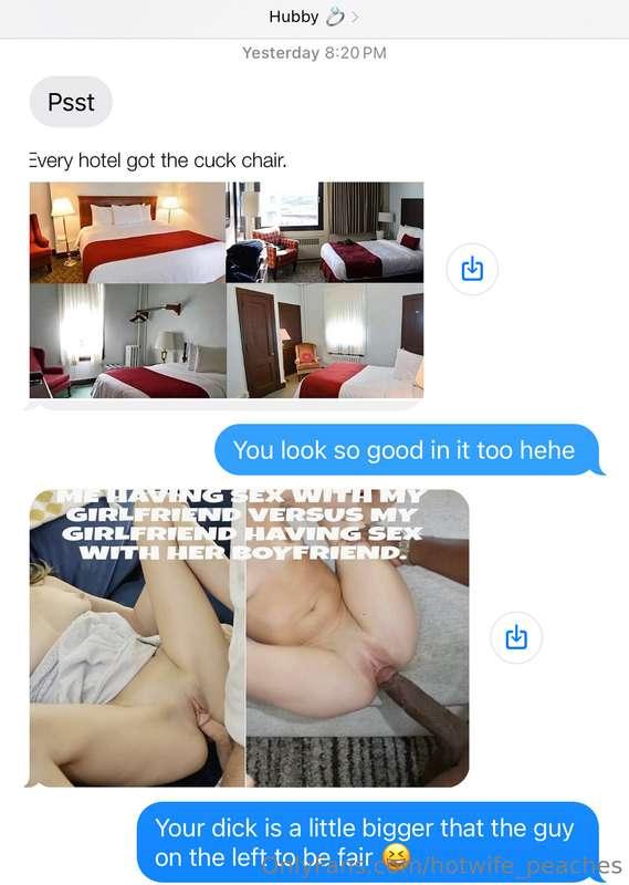 We love a self aware cuck 😏