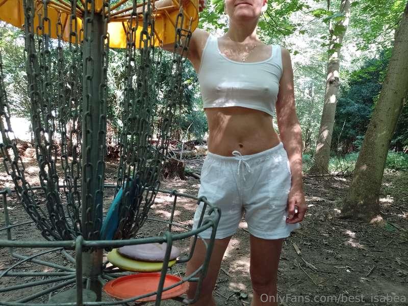 Let's play another round of disc golf. And if you don't want..