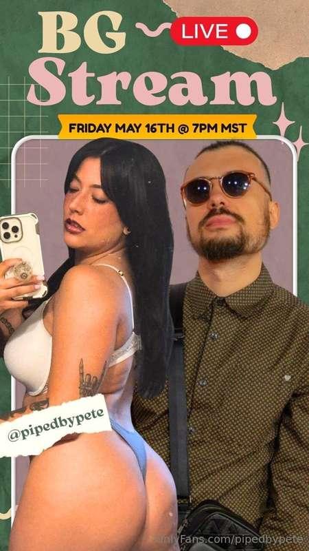 Live tonight w/ @gabbyravess !! Just $5 to join so nobody ge..