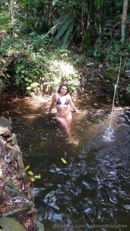 Went for a little dip in the great outdoors☺️, felt wonderfu..