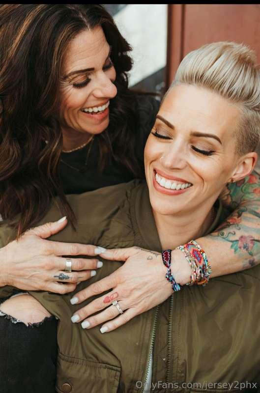 I’m a little biased but I’d say we’re a smokin 🥵 lesbian cou..