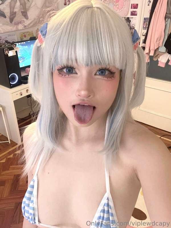 ahegao ~ (i cant do the cross eye thingy when i have contact..