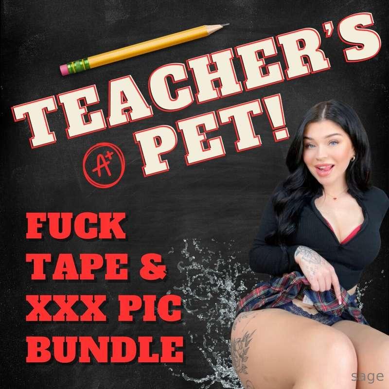 𝙏𝙀𝘼𝘾𝙃𝙀𝙍’𝙎 𝙋𝙀𝙏 𝙁𝙐𝘾𝙆 𝙏𝘼𝙋𝙀 ✏️💦What better way to earn extra cre..