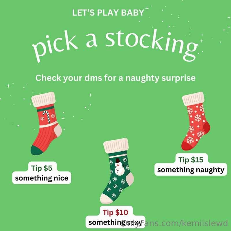 🎄⛄***Pick A Christmas Stocking***⛄🎄

Let's get festive toget..