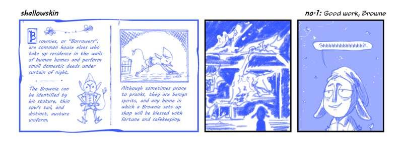 shallowskin Strip #1 - Sketch