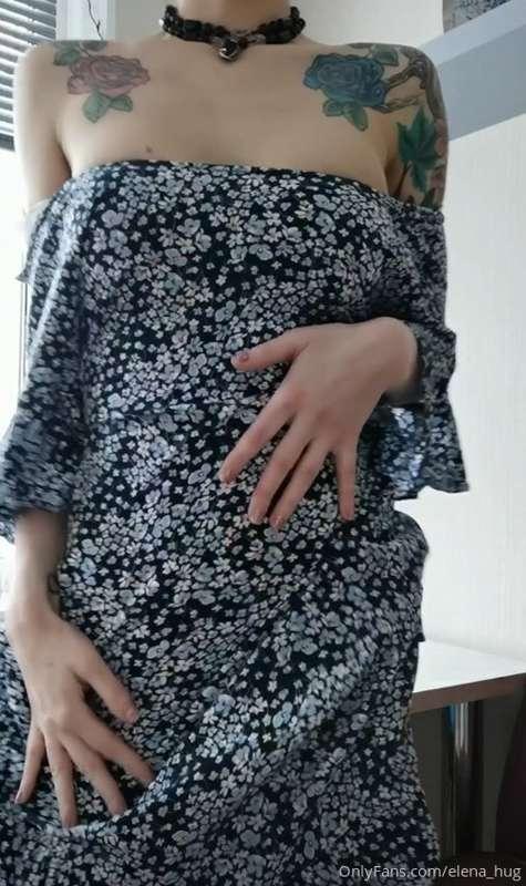 this dress is very light and there is absolutely nothing und..