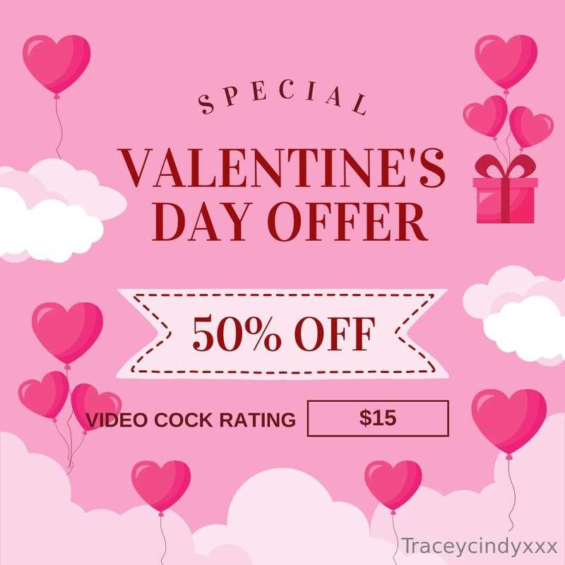 50% OFF ON VIDEO COCK RATINGS! What are you waiting for? 🎉💝 ..