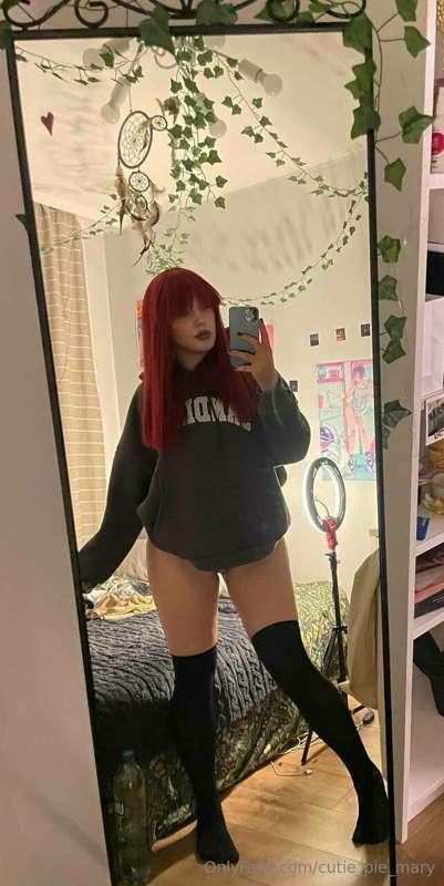 Now it's not just my favorite hoodie, is it?🤭😅