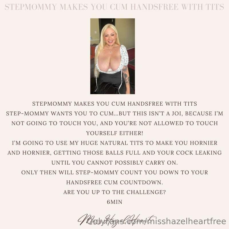 **STEPMOMMY MAKES YOU CUM HANDSFREE WITH TITS** Step-mommy w..