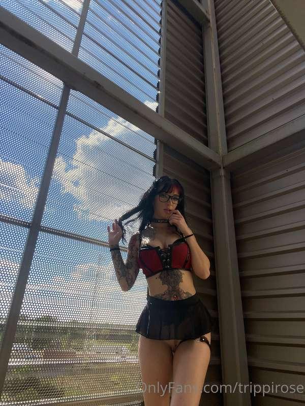If you saw me from the parking lot, what would you do?