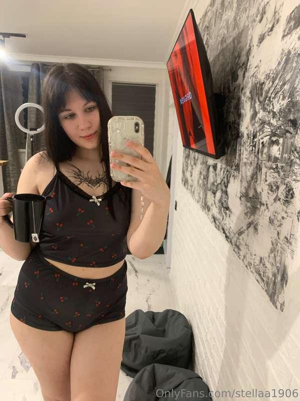 I made myself a tea for watching a cartoon movie, I really l..