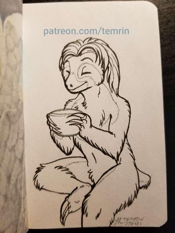 Anthro Art Prompt - Jan Inks