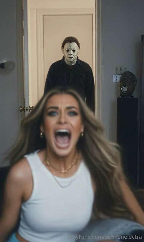 That moment when Michael Myers picks you next 😨