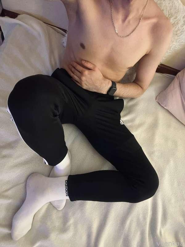 I have new pants. Like?❤️ #chav #lad #gay #twink #scally #scallyboy #boy #trackies #adidas #sportswear #body #fyp #horny #guy #guys #sexy #sexyboy #hot #hotguy #hotmodel #young #youngboy #youngguy #socks #bulge #master