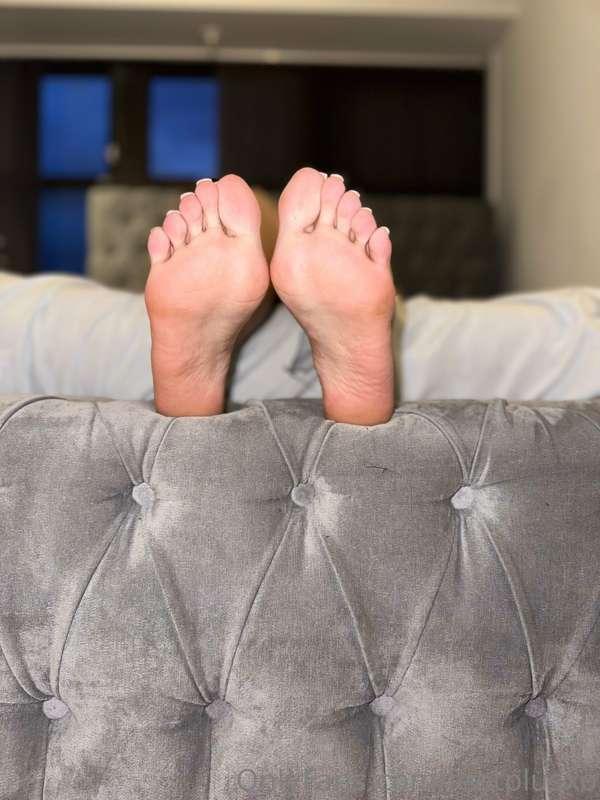 Imagine my feet caressing your face as you take in the sweet..