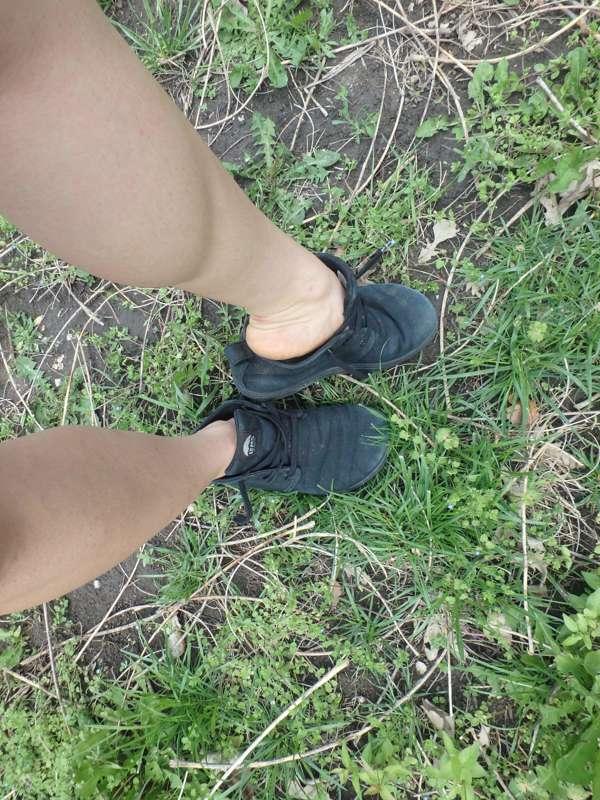 I put on shoes to go for a walk today, but as per usual in t..